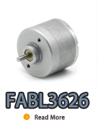 FABL3626 inner rotor brushless dc electric motor with inbuilt driver