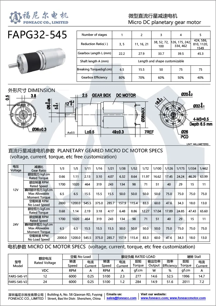 pg32-545 32 mm small planetary gearhead dc electric motor.webp