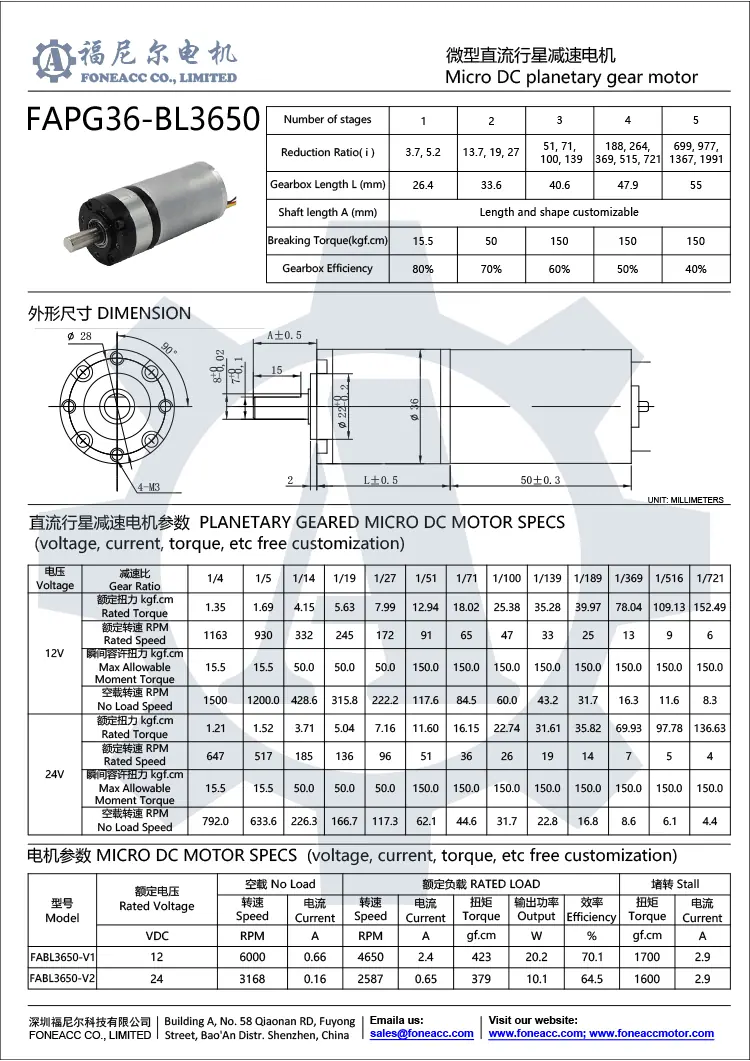 pg36-bl3650 36 mm small planetary gearhead dc electric motor.webp